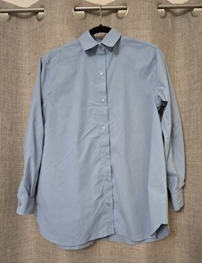 Classic Light Blue Women's Button-Down Shirt